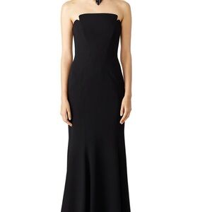 Jill Stuart Classic Black Strapless Dress